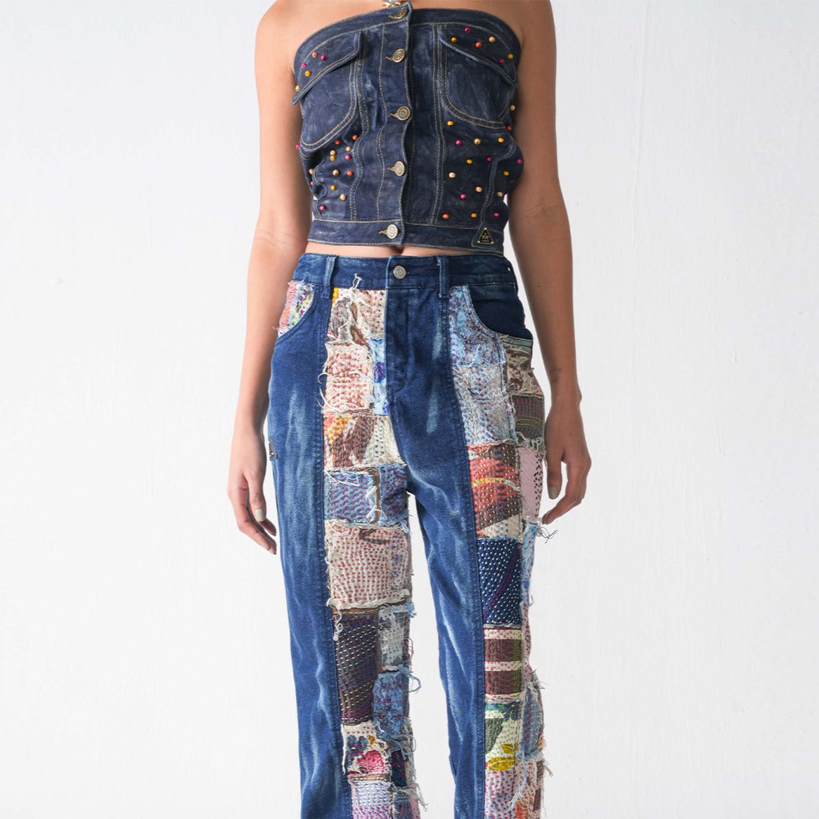 ORB DENIM TUBE TOP