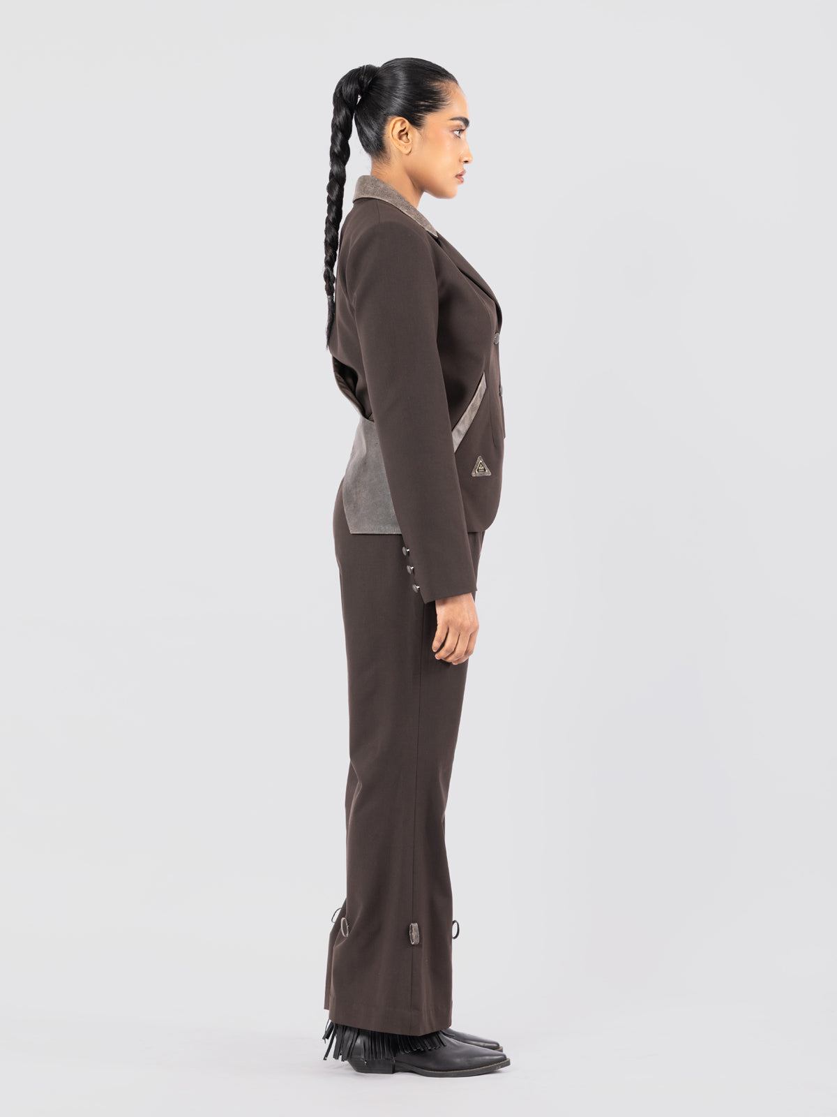 INTERLOCK COCOA HARNESS SET