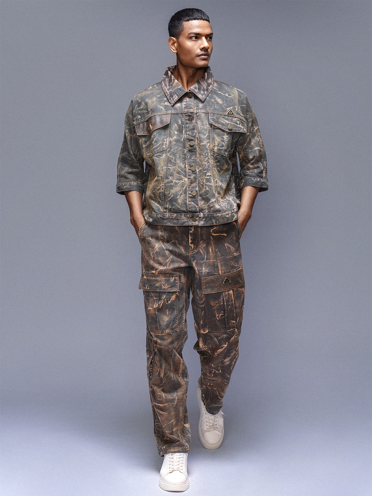 CAMEO CAMOU CARGO PANTS