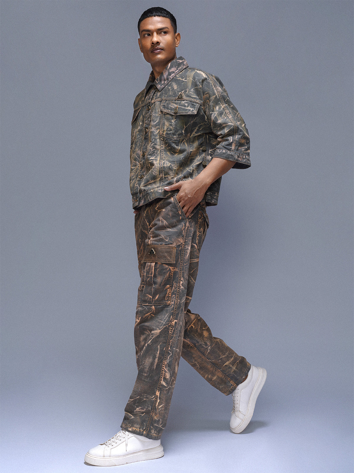 CAMEO CAMOU CARGO PANTS