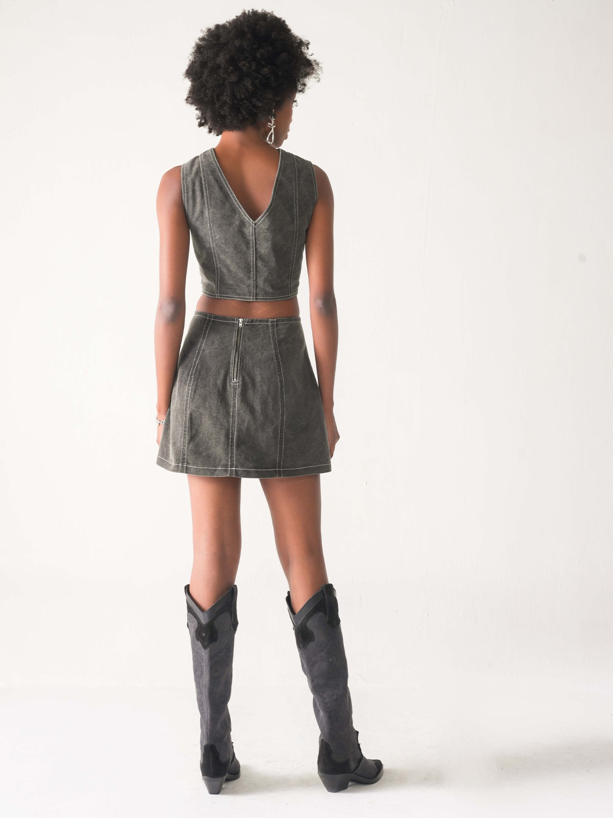 STORMY ARCHED DENIM SET