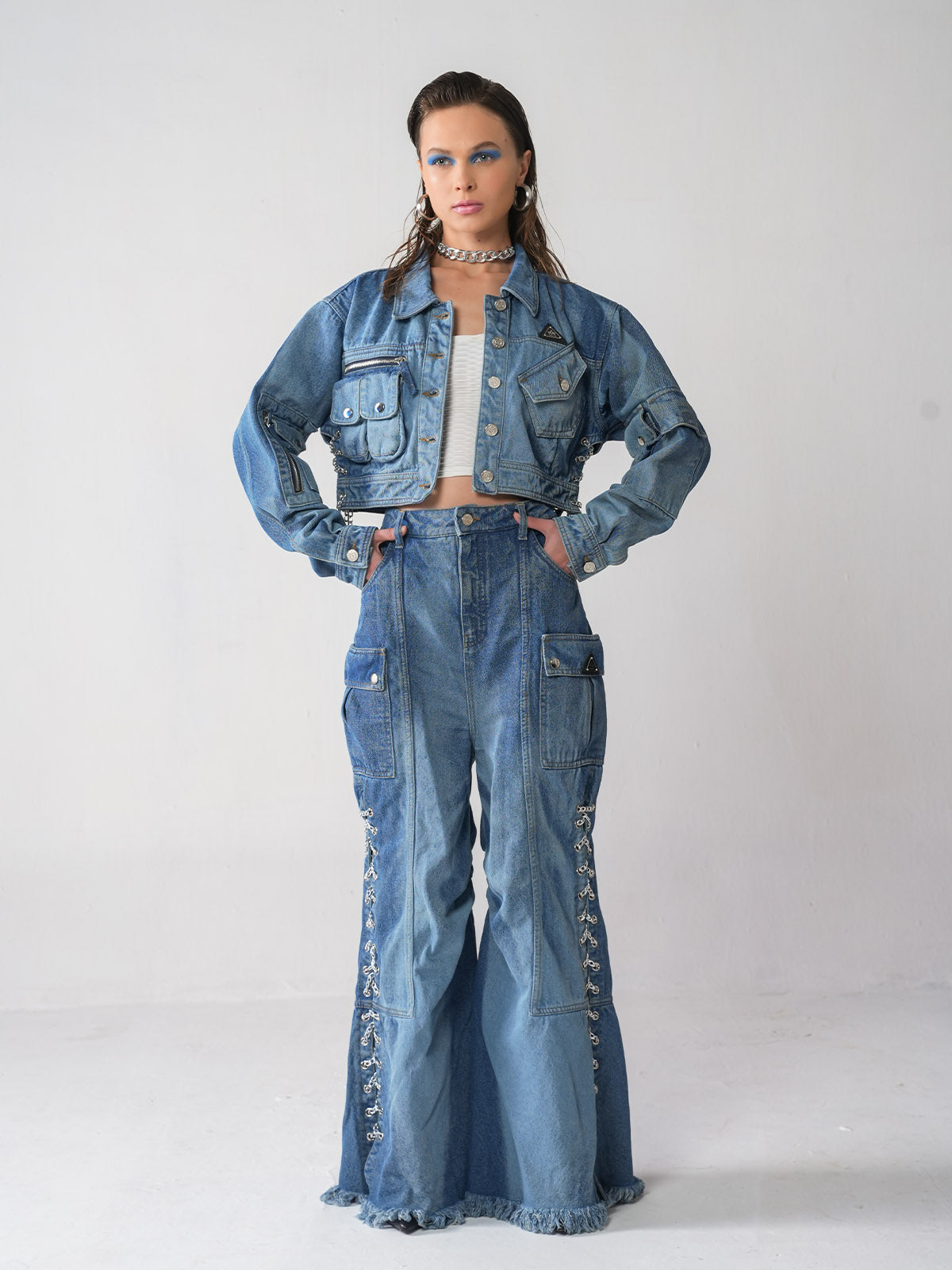 MAKE SHIFT DENIM SET