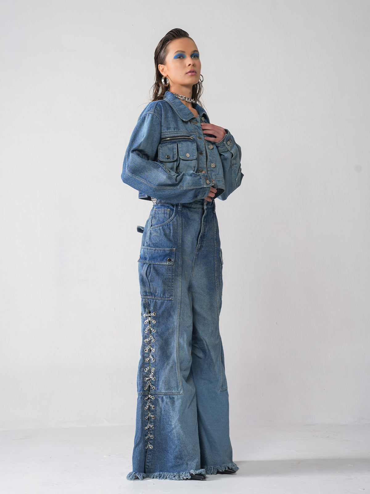 MAKE SHIFT DENIM SET
