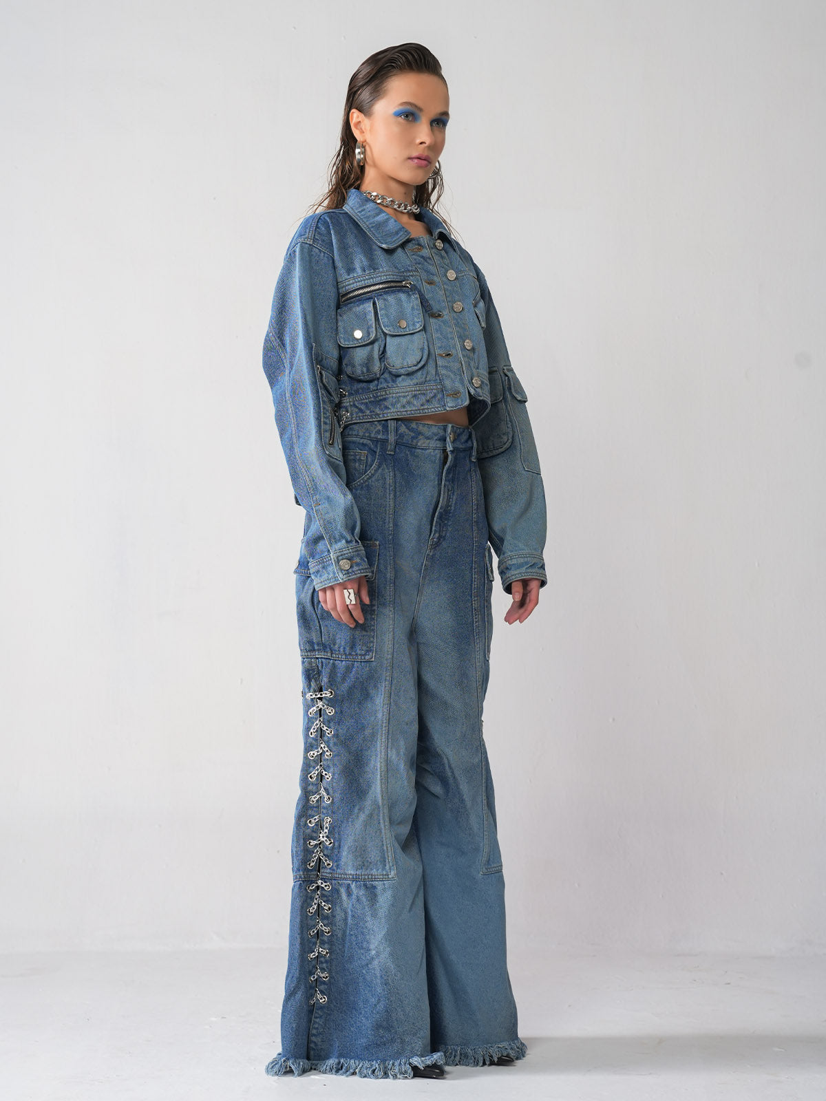 MAKE SHIFT DENIM SET
