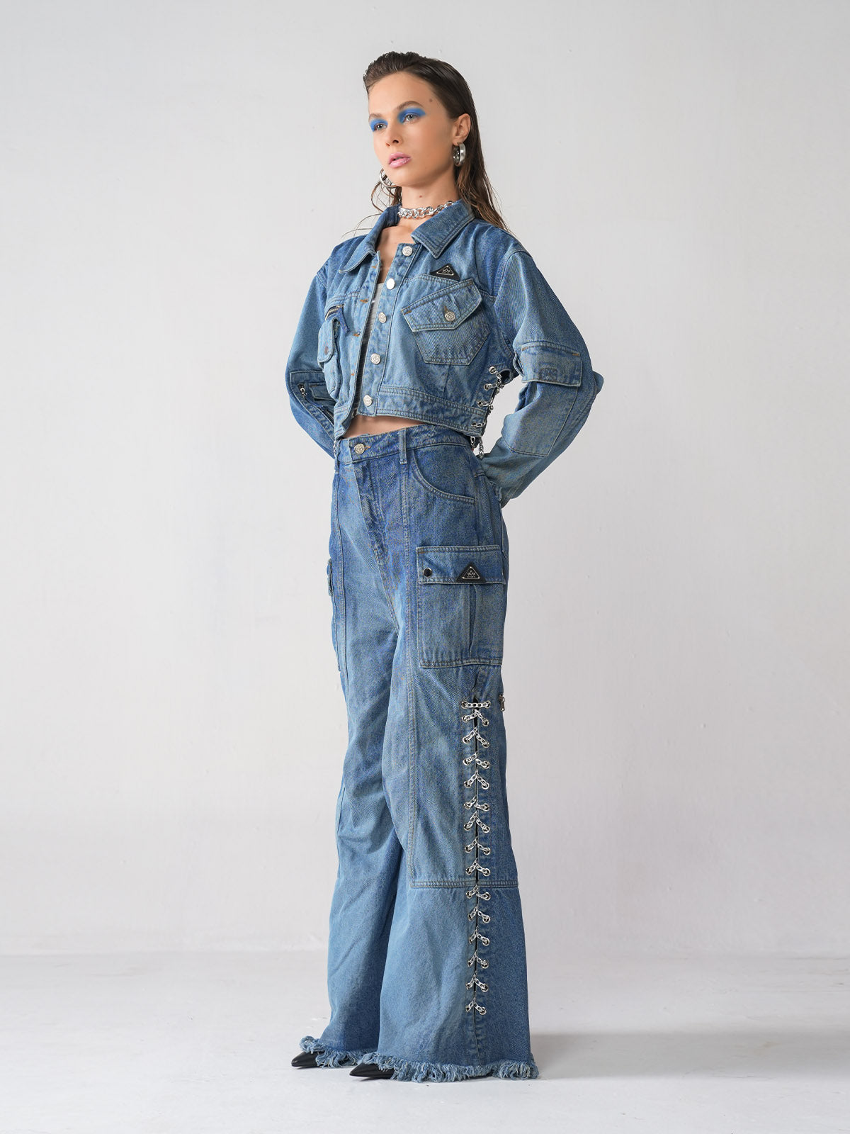 MAKE SHIFT DENIM SET