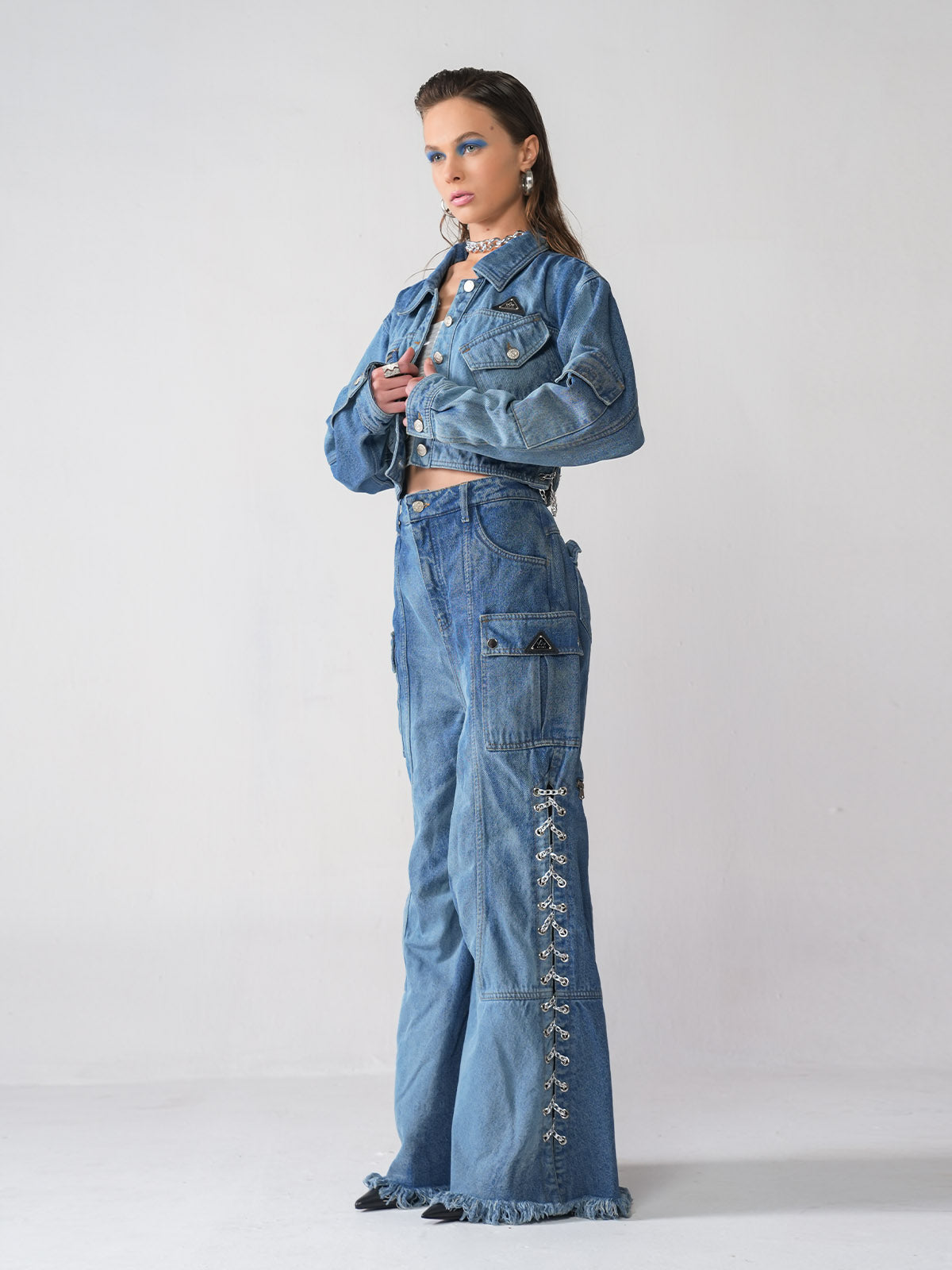 MAKE SHIFT DENIM SET