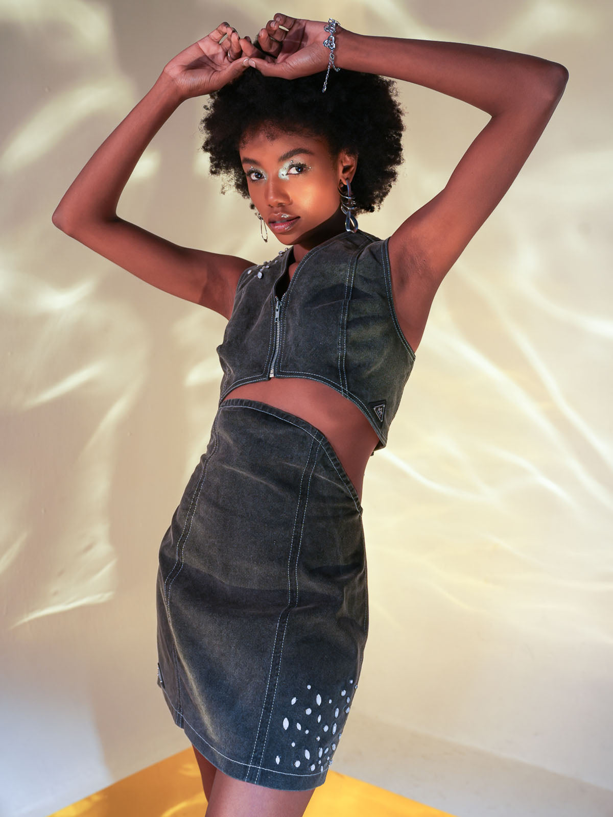STORMY ARCHED DENIM SET