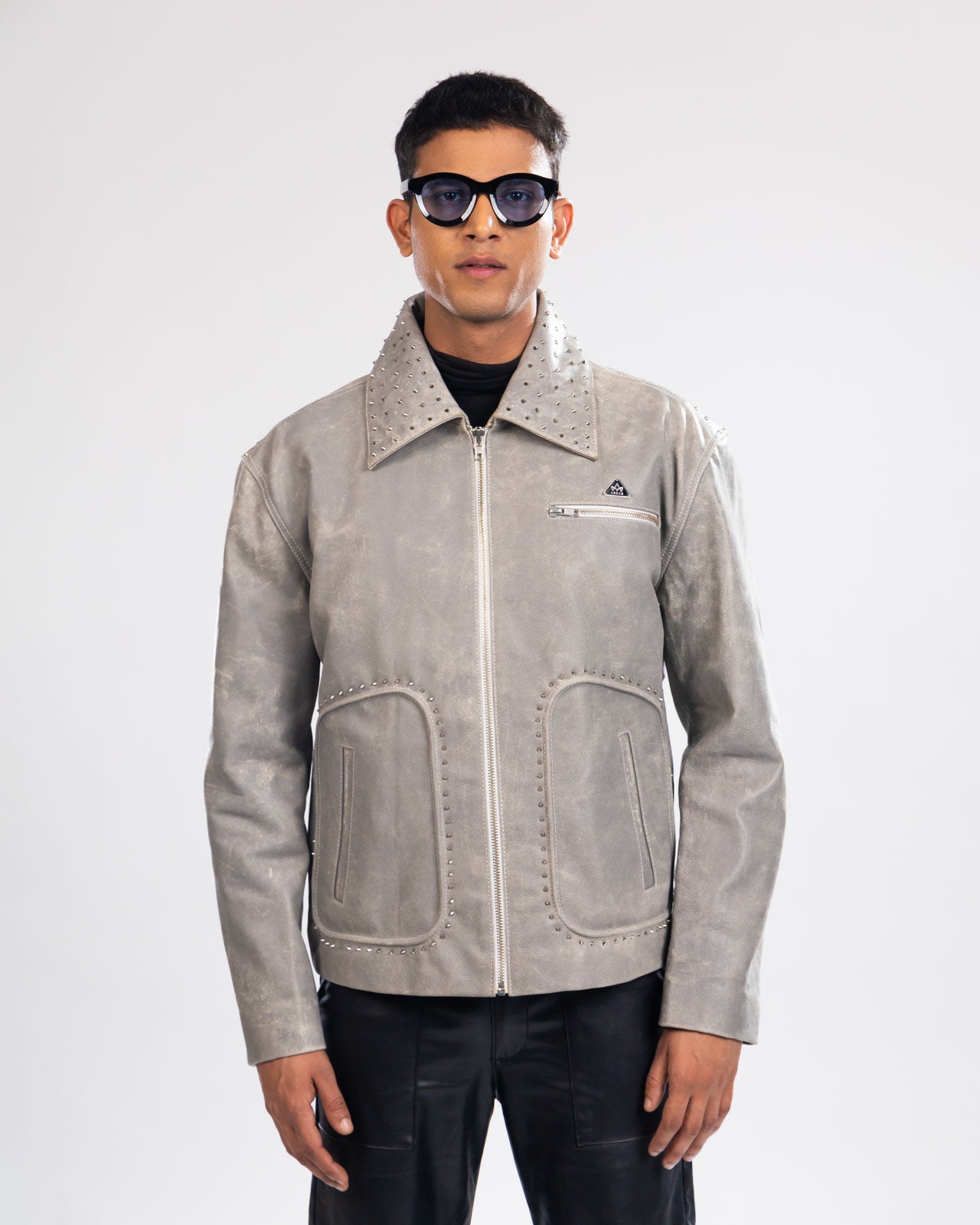 GREYSCALE AVIATOR JACKET