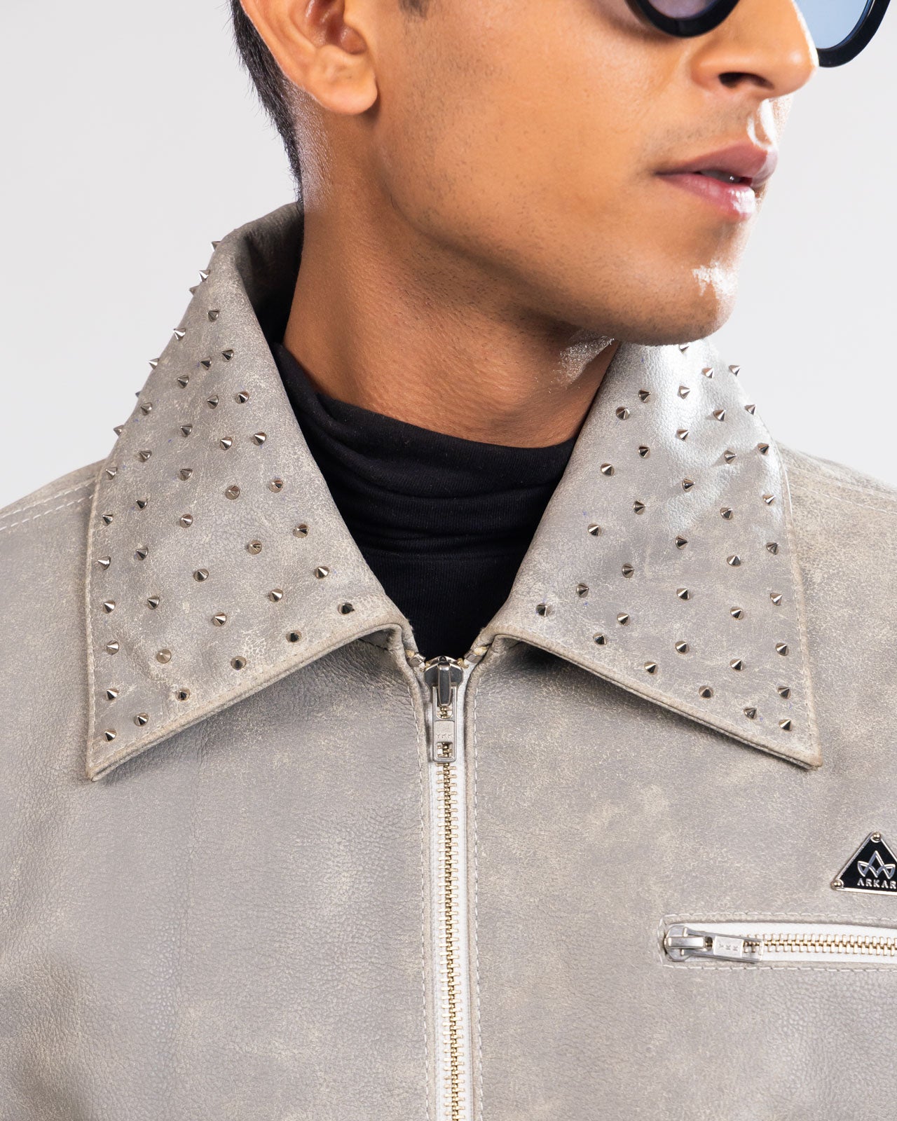 GREYSCALE AVIATOR JACKET