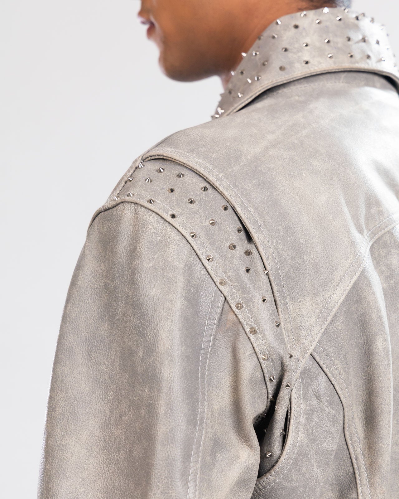 GREYSCALE AVIATOR JACKET