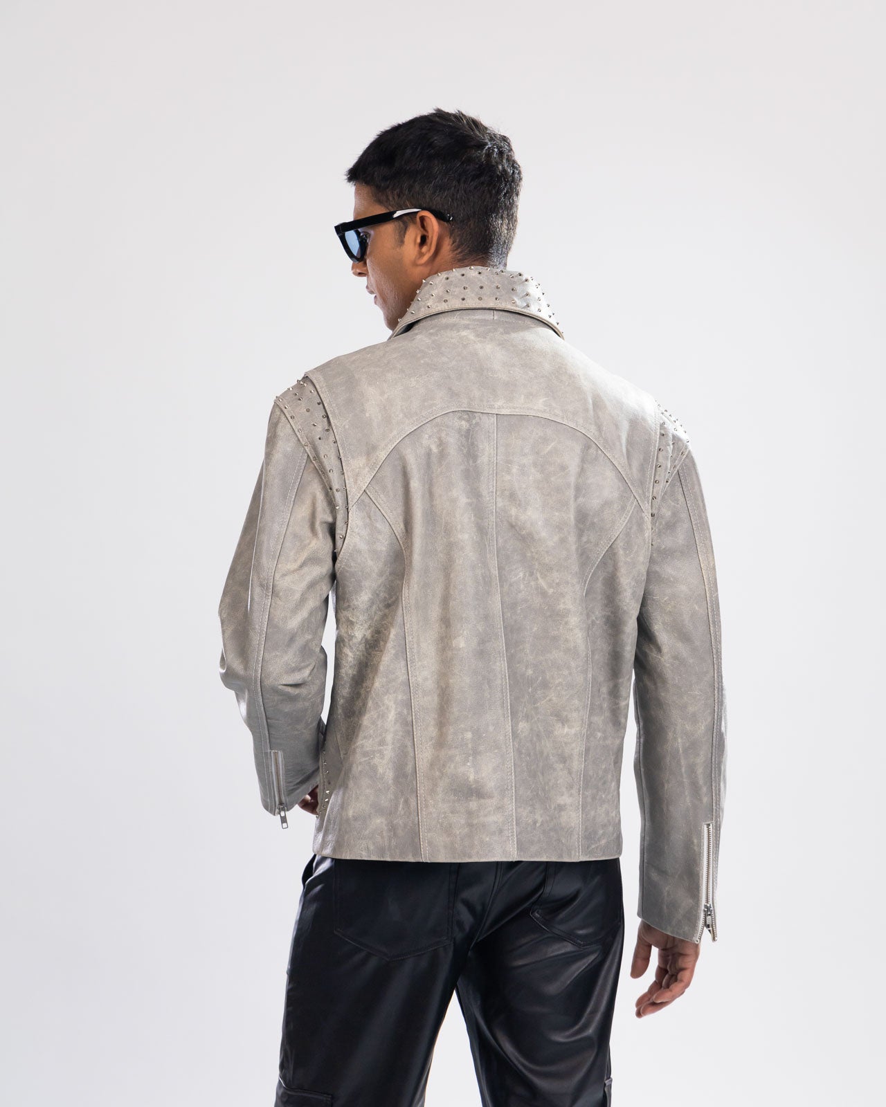 GREYSCALE AVIATOR JACKET