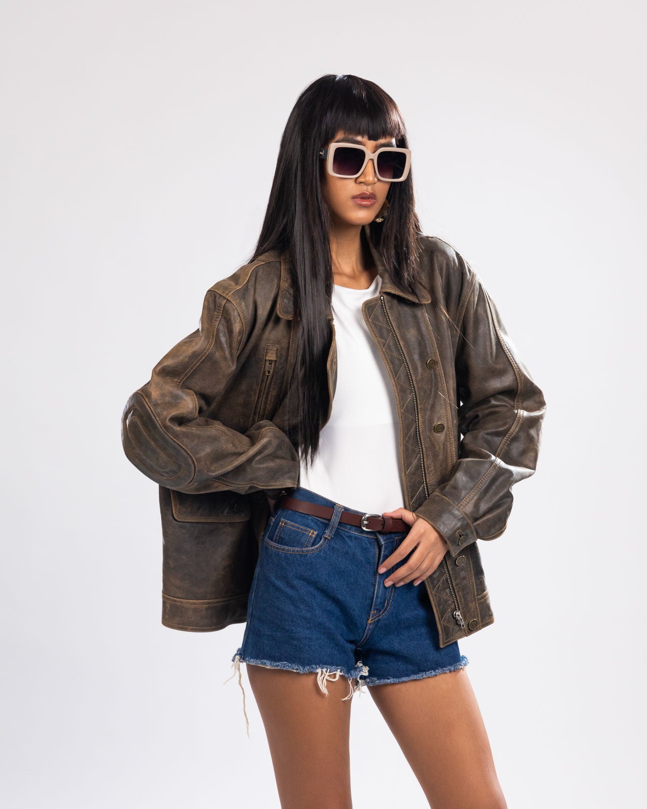 DISTRESSED RUSTLINE JACKET