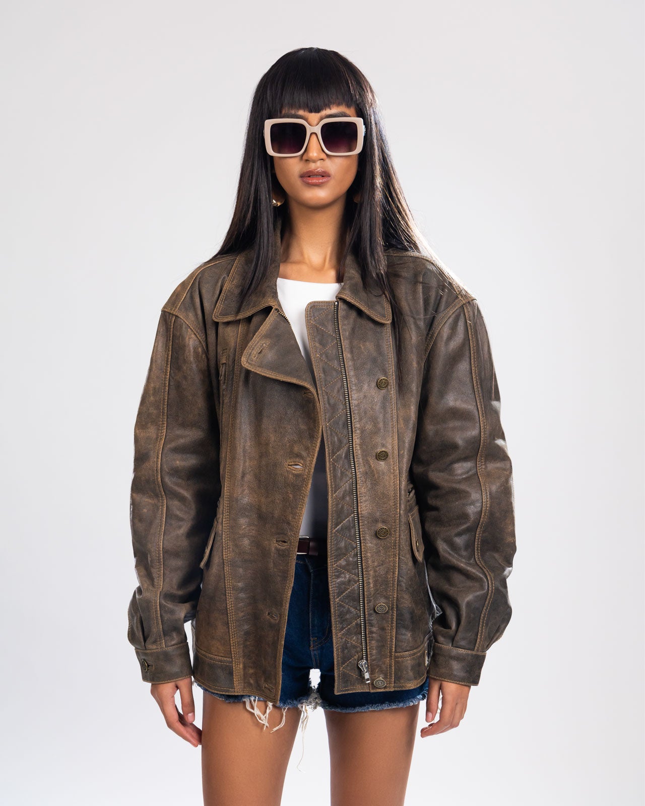 DISTRESSED RUSTLINE JACKET