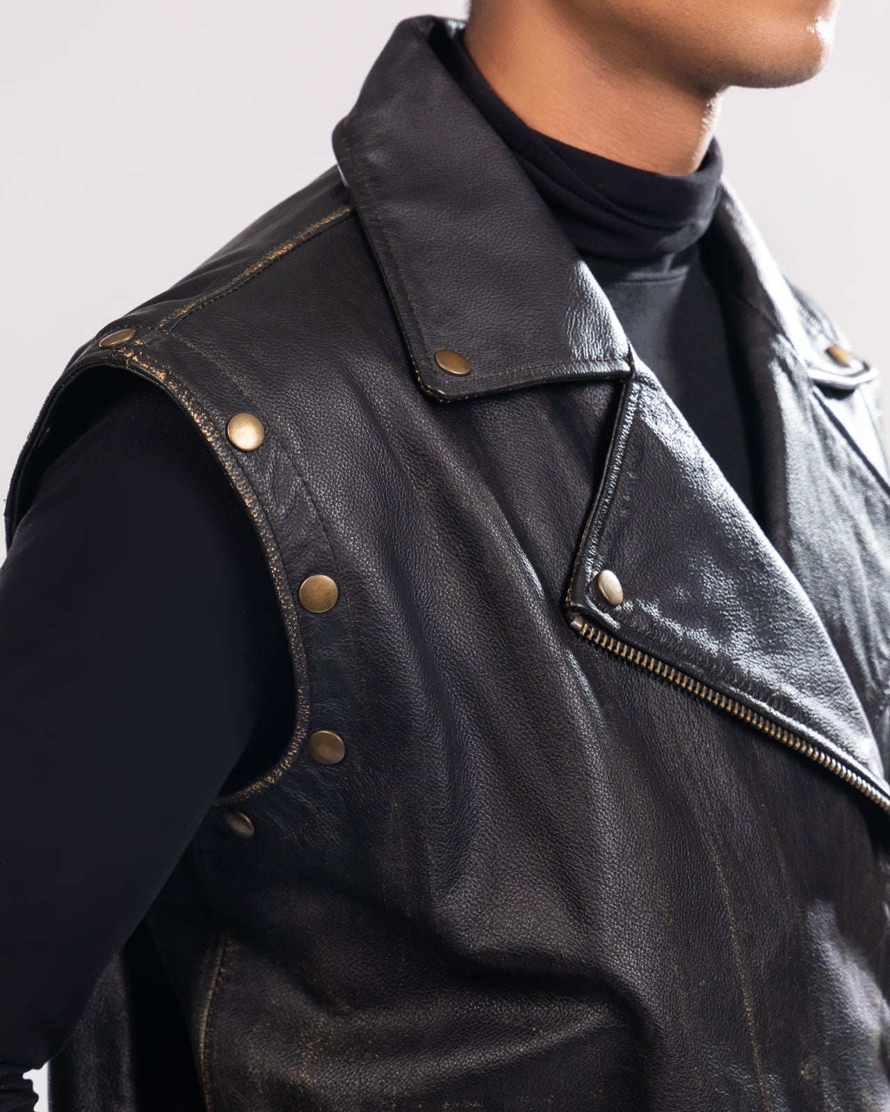 2-in-1 Rub-Off Biker Jacket