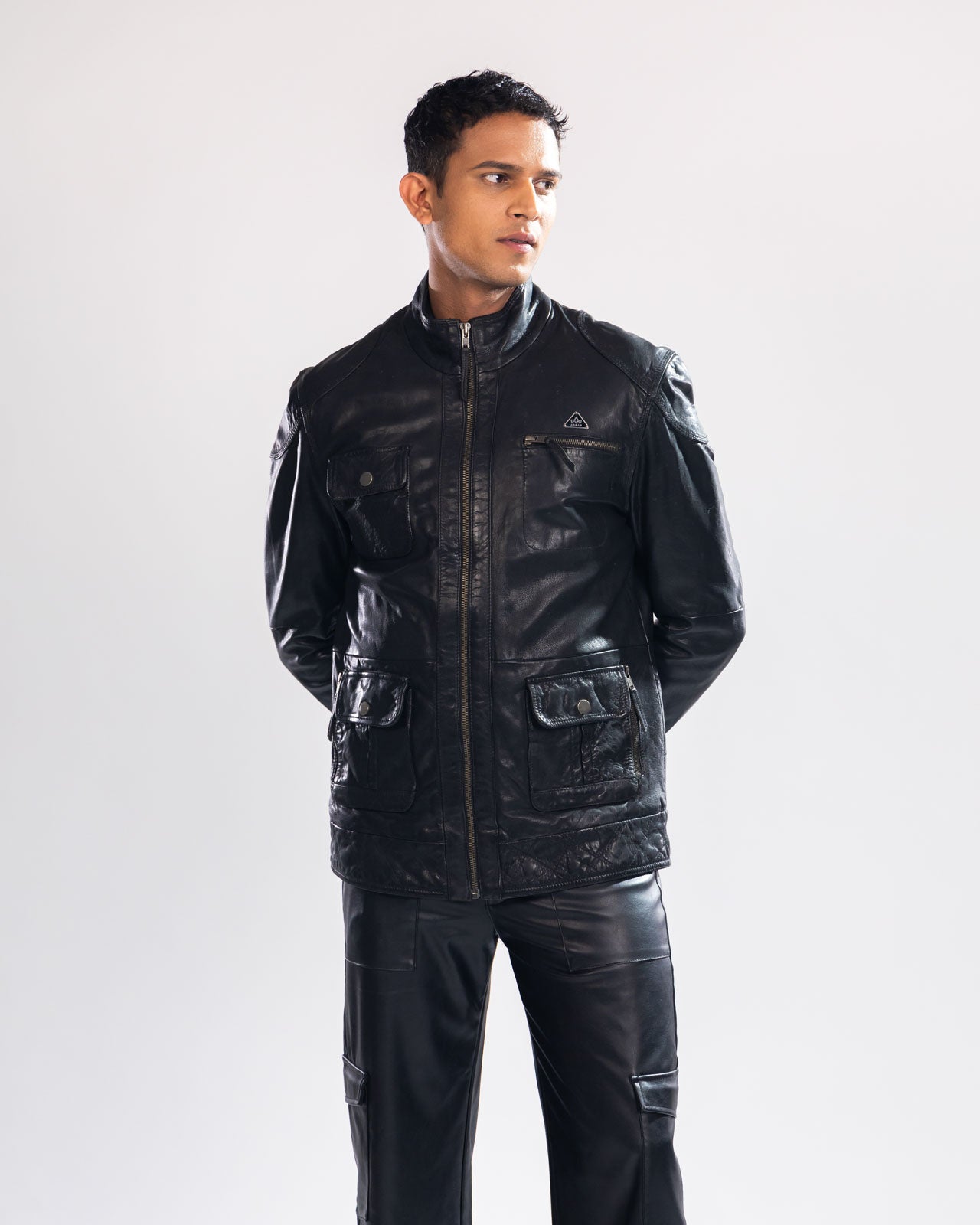 Black Inferno Racer Jacket