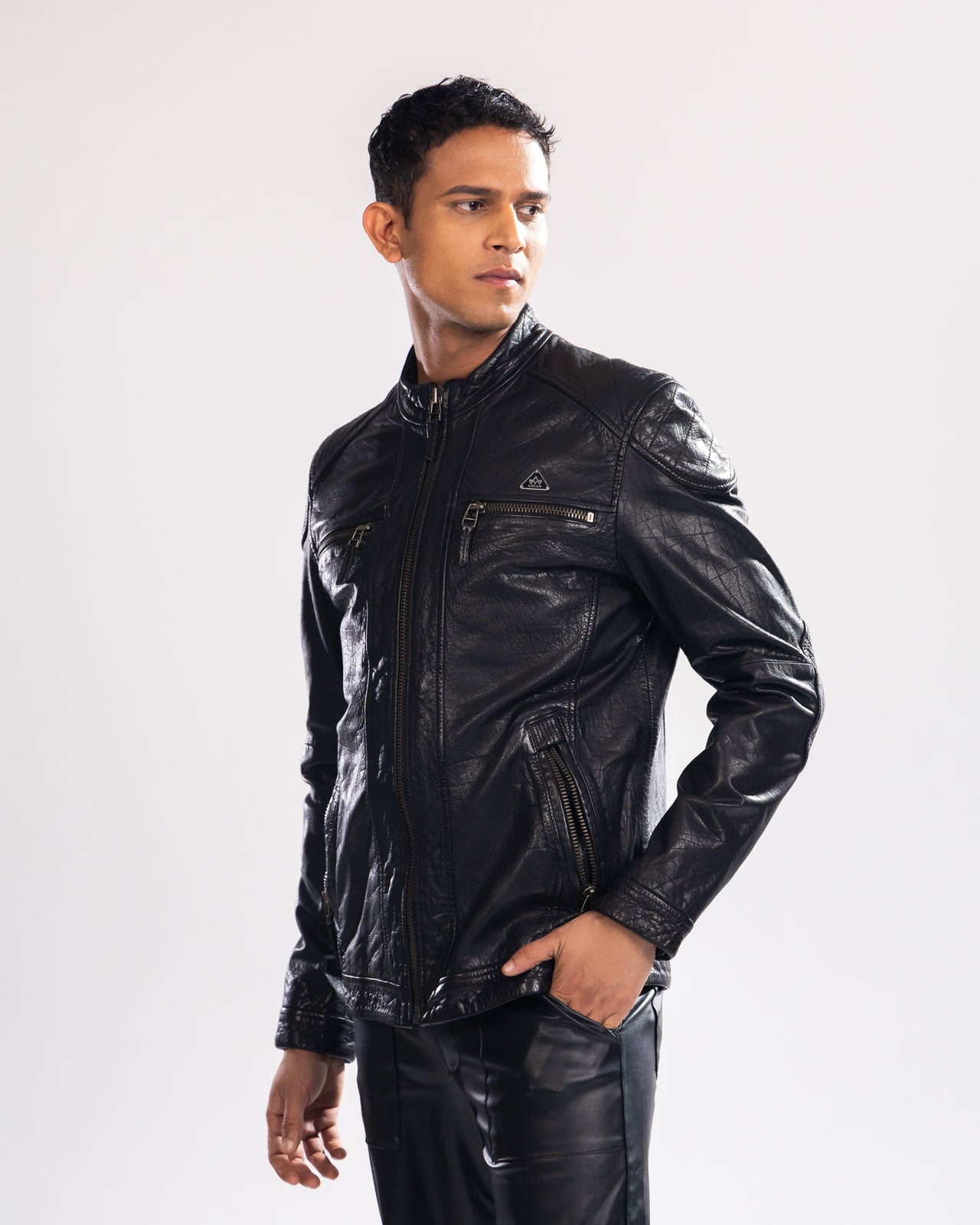 Black Inferno Racer Jacket