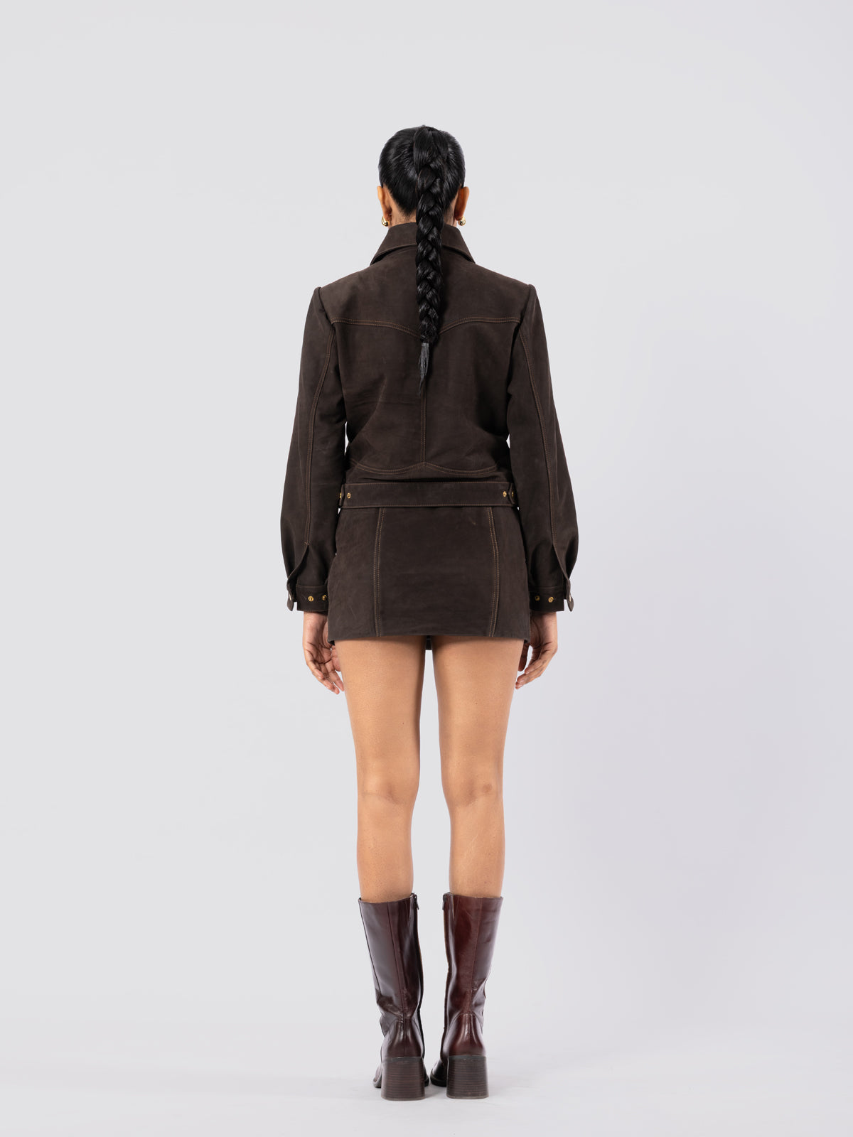 CINCH NUBUCK SKIRT