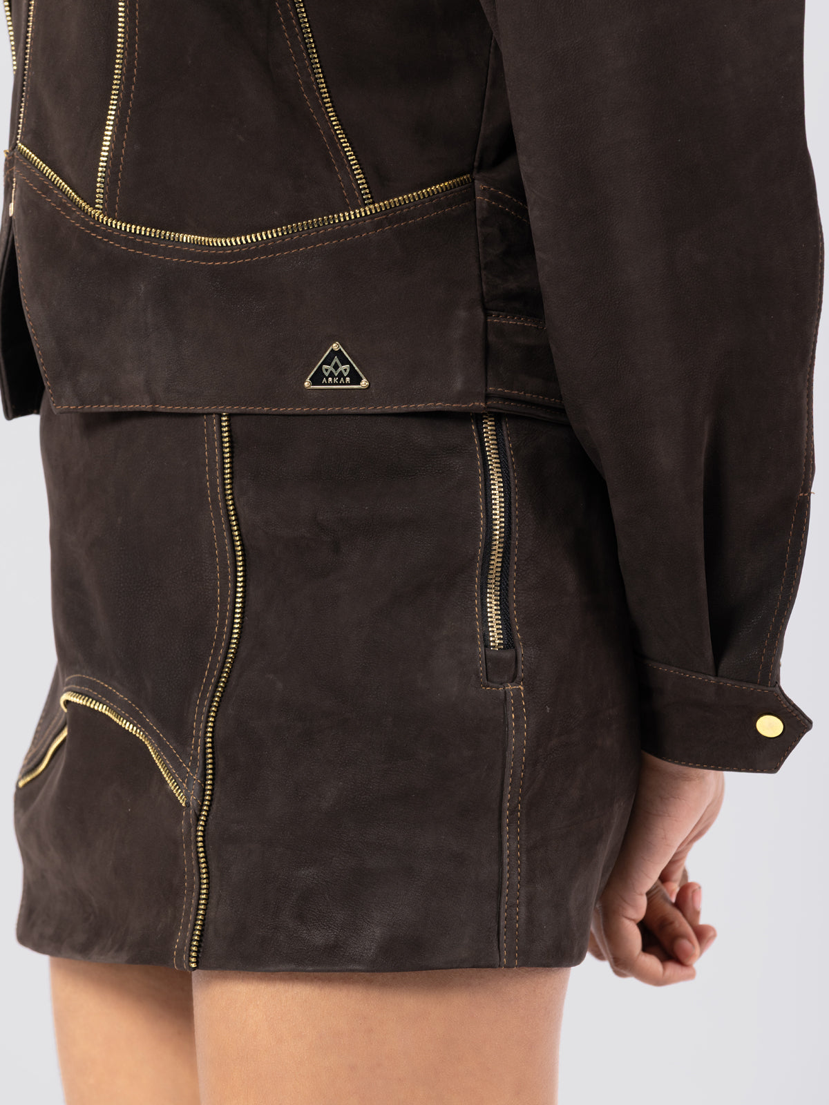 CINCH NUBUCK SKIRT
