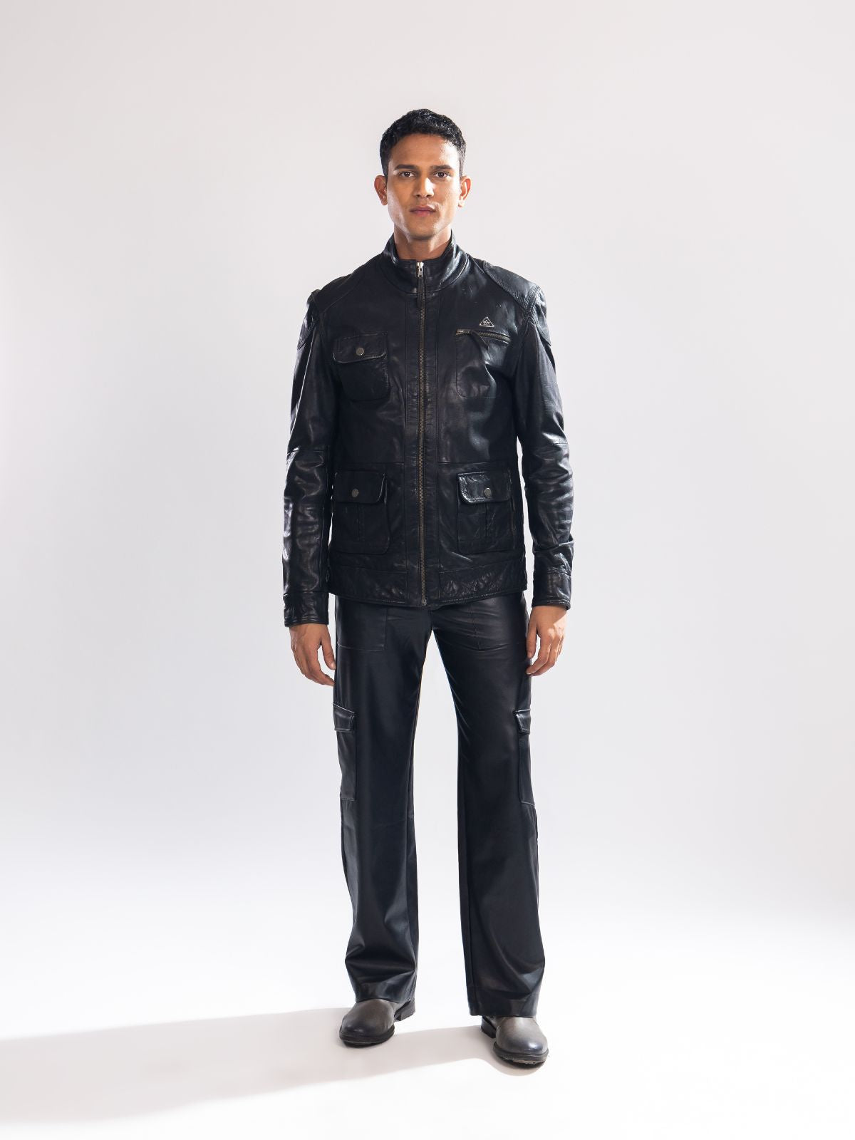 Black Inferno Racer Jacket