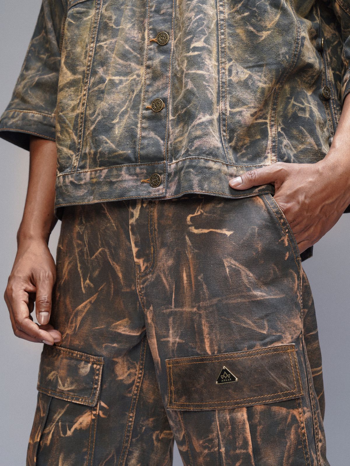 CAMEO CAMOU CARGO PANTS