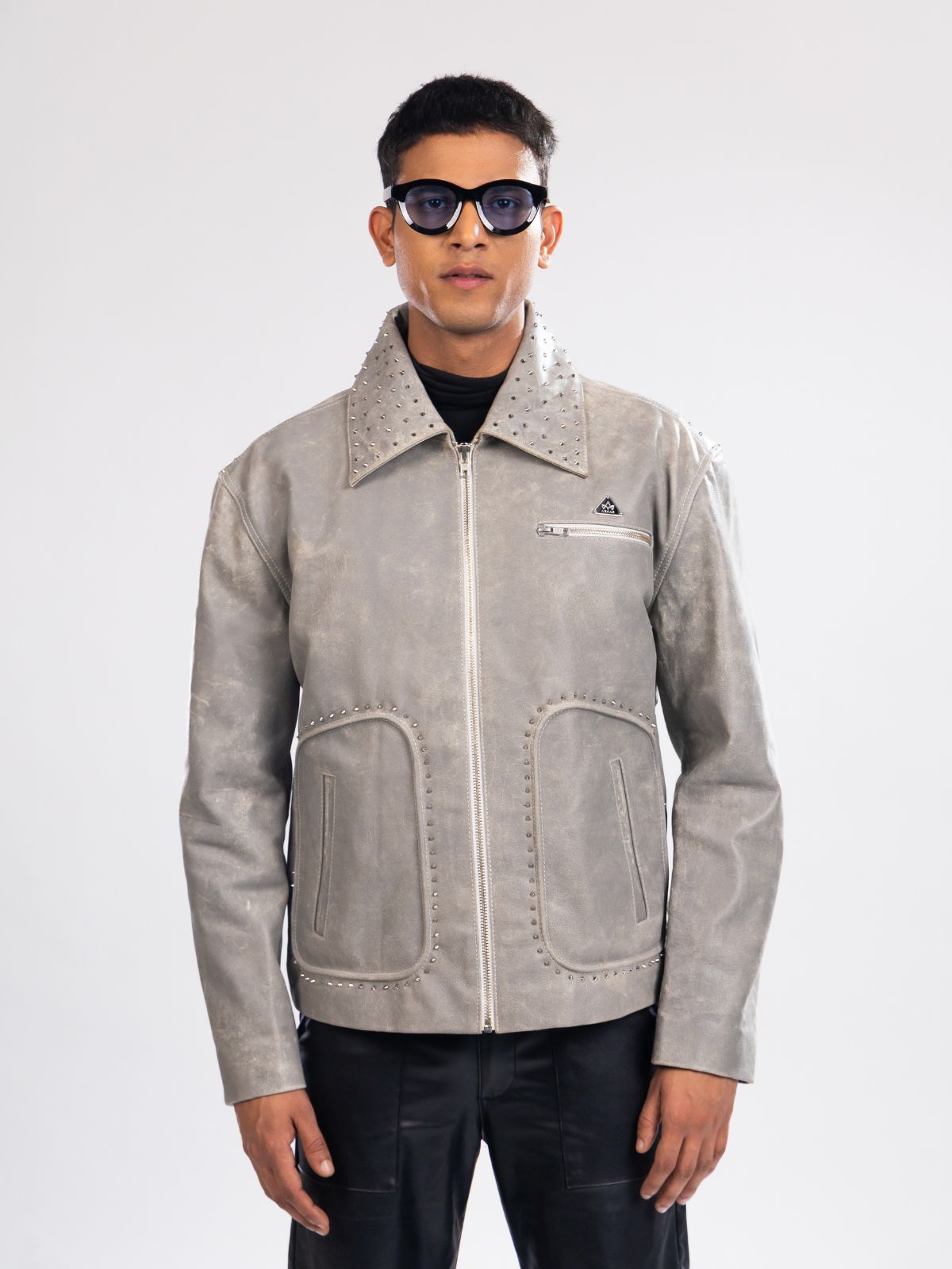 GREYSCALE AVIATOR JACKET