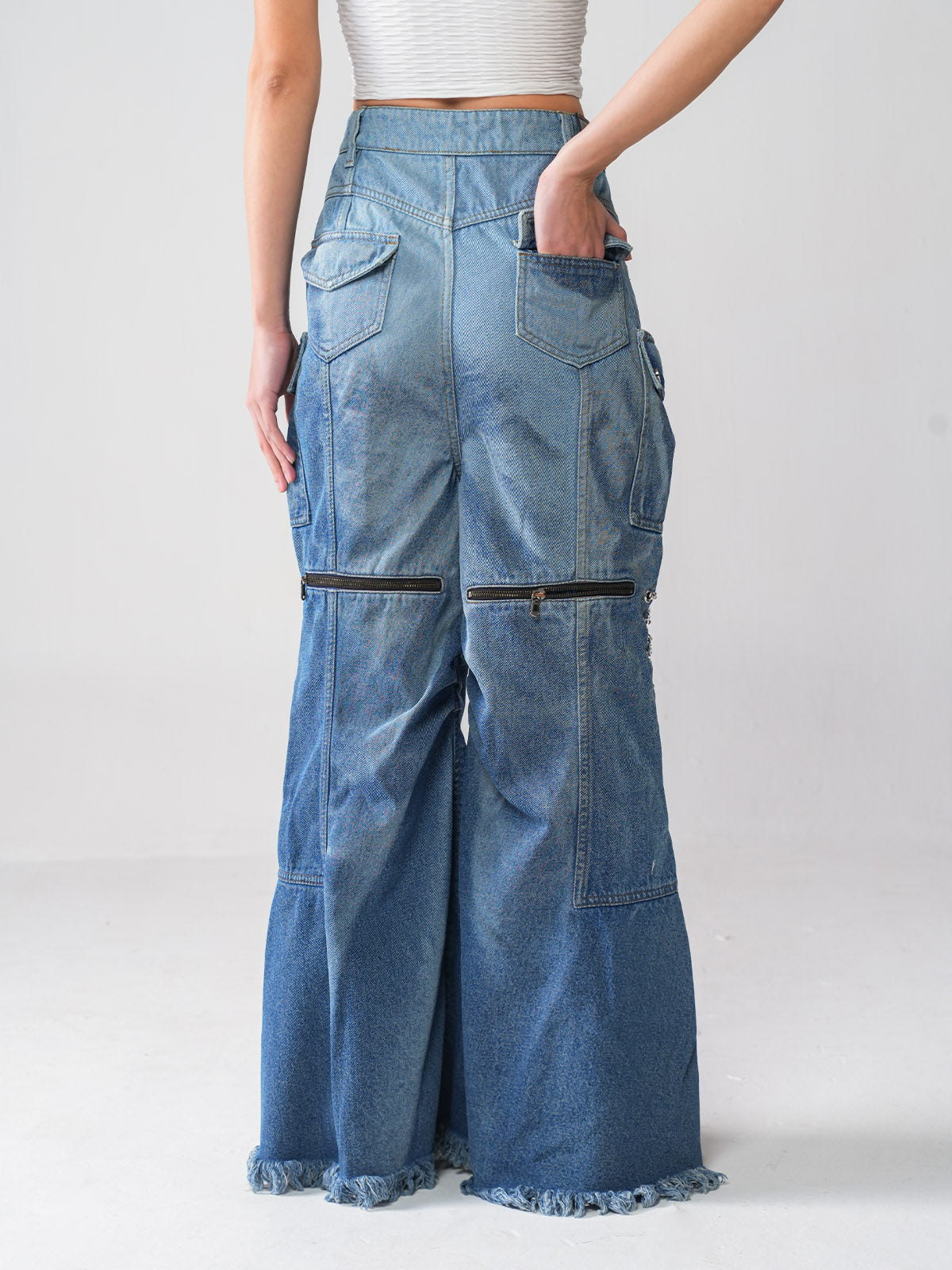 MAKE SHIFT LINK FLARE JEANS